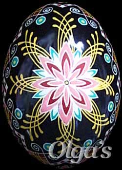 Ukrainian Easter eggs by Olga. Duck Pysanky.